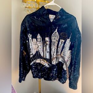 Vintage Sequin City jacket